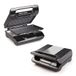 Wintem Wafel- en sandwichmaker met antiaanbaklaag van roestvrij staal - Vermogen 800 W en functies van grill, wafels en kaas op de grill - Afmetingen 22,6 x 23,6 x 10,8 cm - verwisselbare platen