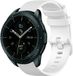 Strap-it Bracelet de montre connectée en silicone - Convient pour Samsung Galaxy Watch 42mm - Blanc