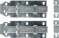 Deltafix Schuifslot/Hangslotschuif - 2x - 12 x 4.5cm - Verzinkt Staal - Deur - Schutting - Hek