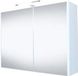 Best Design Spiegelkast Happy 100x60x18cm MDF Hoogglans Wit LED Verlichting Stopcontact