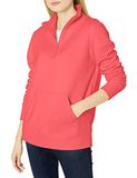 Amazon Essentials Dames Fleece top met lange mouwen en kwartrits