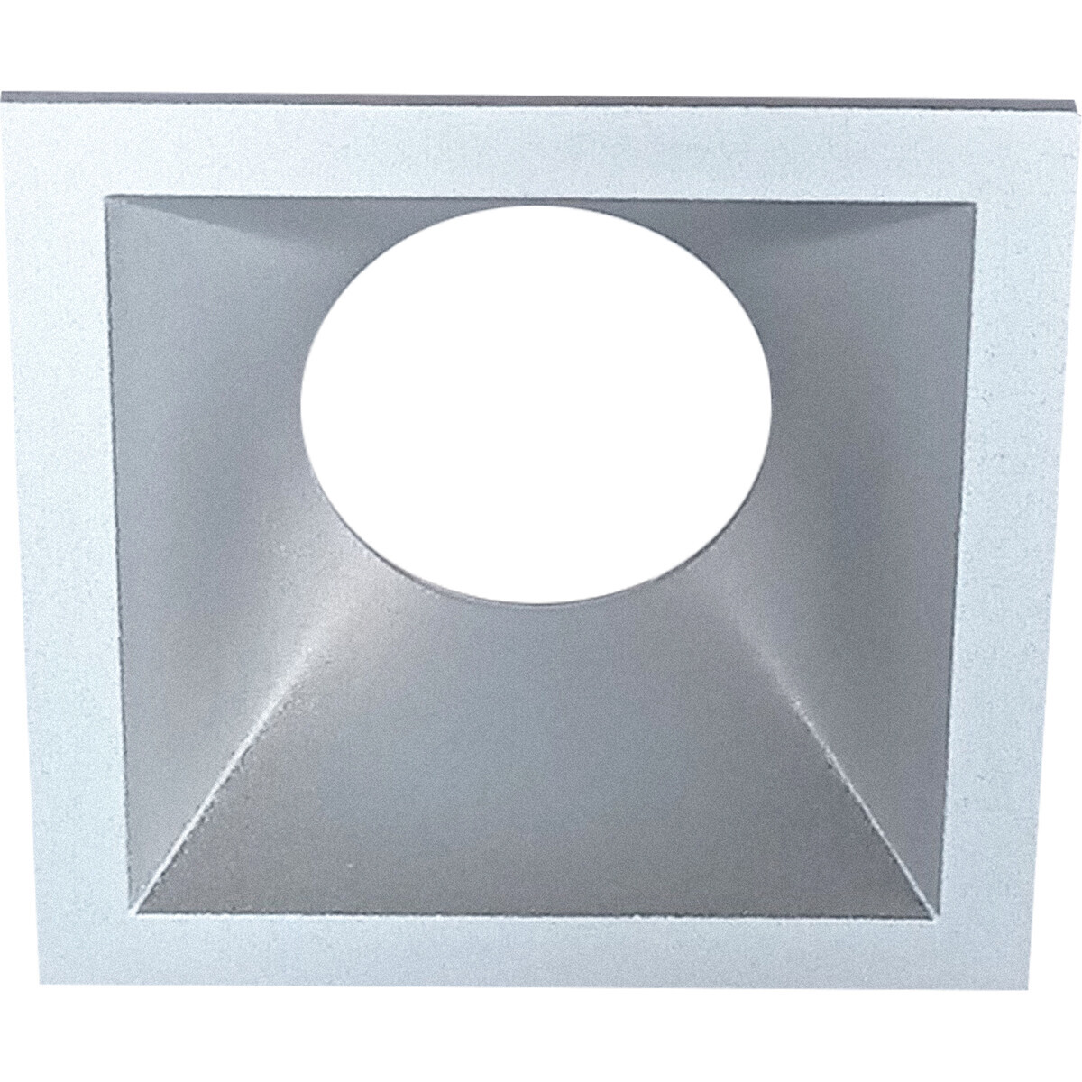 BES LED Spot Ring - Pragmi Cliron Pro - Vierkant - Mat Zilver