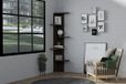 Moderne antracietkleurige boekenplank, 160 cm hoogte, 40 cm breed, 24 cm diep, 100% melamine gecoat, 18 mm dik, wandmontage, stijlvol Scandinavisch design