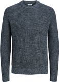 Jack & Jones Trui Jjlink Knit Crew Neck 12279142 Sky Capitain/ Twisted W. Mannen Maat - XL