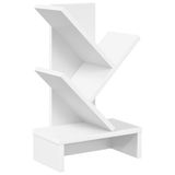 vidaXL Boomvormige boekenplank met 3 planken 30 x 18 x 48 cm Wit