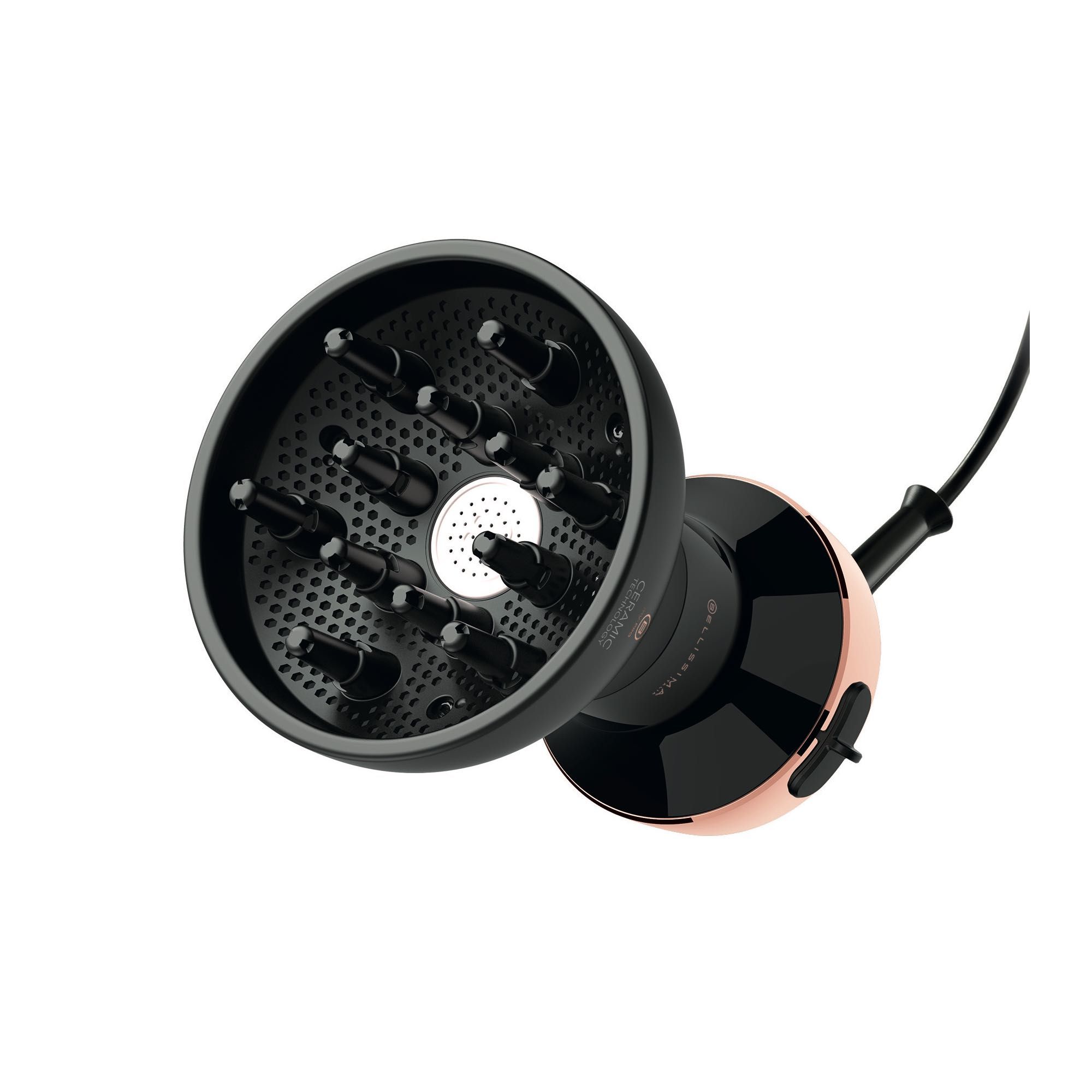 Bellissima Diffon Ceramic DF1 3000 - Föhn - 700W - Zwart/Goud