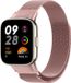 By Qubix - Milanese bandje - Rosé goud - Geschikt voor Xiaomi Redmi Watch 3