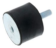 RS PRO EPDM Trillingsdemper M8