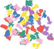 Merkloos Foam stickers - 210x - voertuigen - stickers kinderen - knutselen - hobbymateriaal