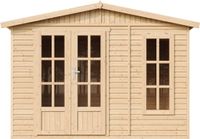 Timbela Houten tuinkantoor M334FB - 6,03 m² - 222x332xH232 cm - met vloer