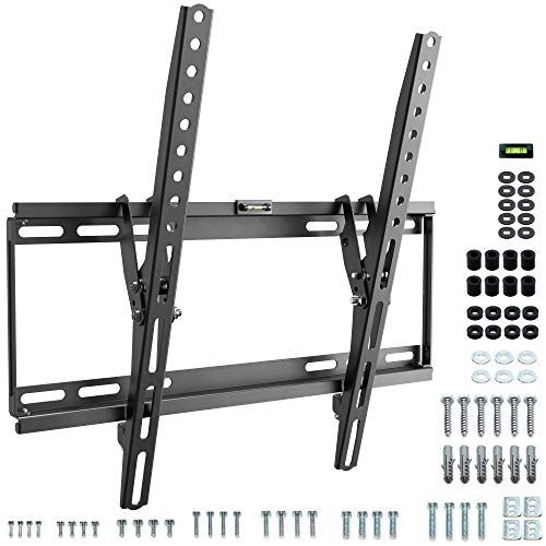 RICOO N1944 TV Muurbeugel Kantelbaar 32-65 Inch (81-165 cm) VESA 200x200-400x400 Ophangbeugel 75kg Houder voor LED LCD Schermen