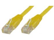 MicroConnect UTP6002Y Netwerkkabel - 0,2 m - Geel