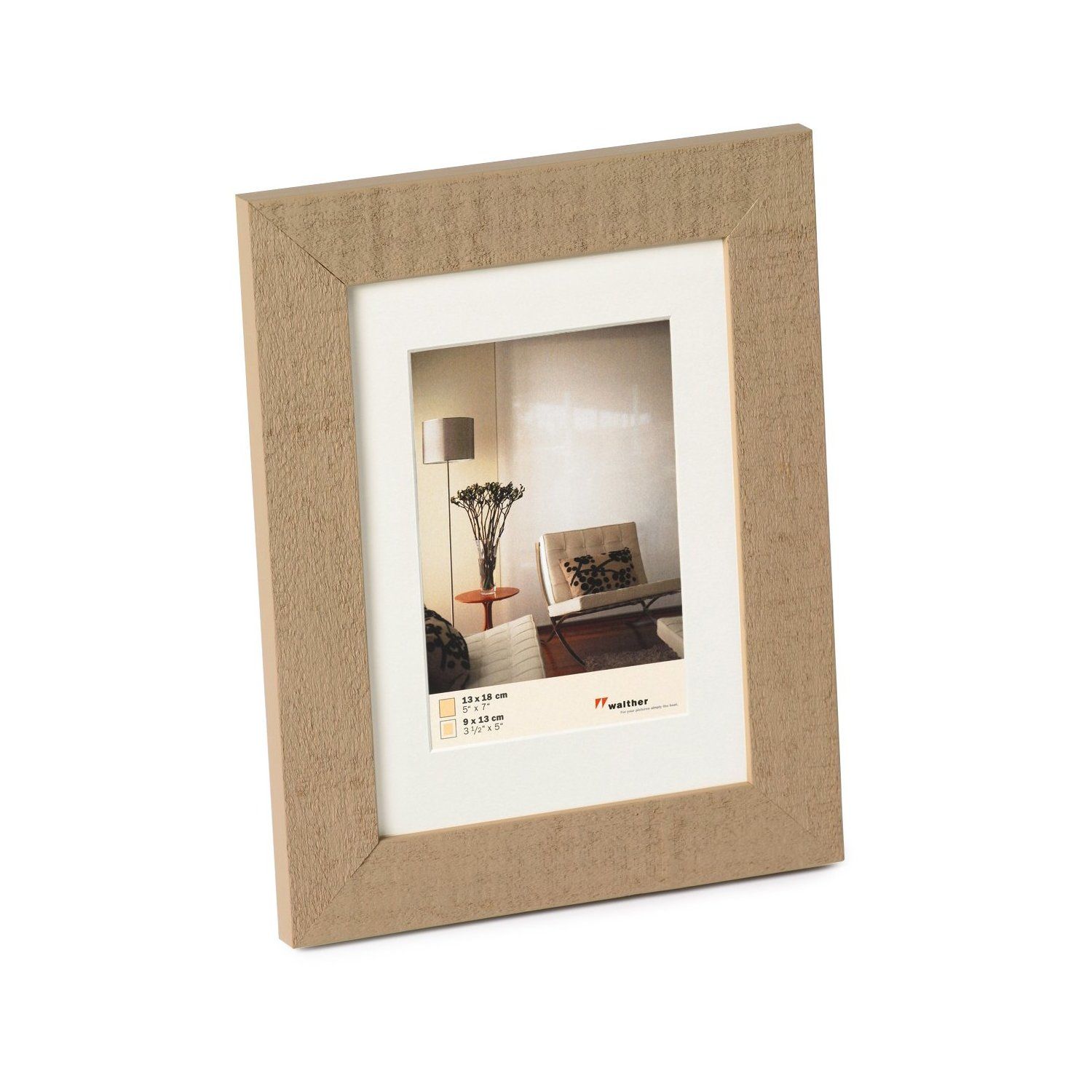 Walther HO318C - Beigebraun Houten Fotolijst - 13x18cm