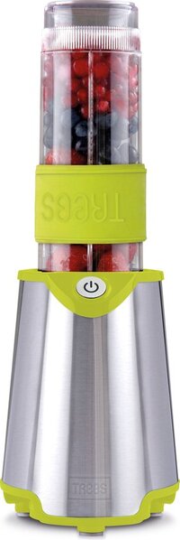 Trebs 99331 - Smoothie to go - RVS - 300W - 0.57L - Incl. Drinkfles & Hakmolen