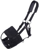 QHP Graasmasker - Met Neusgaten Zwart - Maat Cob