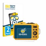 BROTECT - Screenprotector voor Kodak Pixpro WPZ2 - Folie Beschermfolie transparant 2 Stuks
