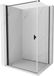Mexen Mist-B douchecabine scharnierend 90 x 75 cm, transparent, noir