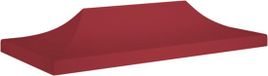 vidaXL Partytentdak 270 g/m² 6x3 m Bordeauxrood