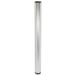 Wagner Teno Meubelpoot, tafelpoot/meubelvoet/systeembuis, Ø 60 x 710 mm, individueel te combineren met TENO-systeem en QuickClick, staal in roestvrij stalen look, draagkracht 50 kg - 12330901