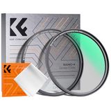 K&F Concept Nano-K Magneetfilter, Circulair Polariserend Magnetisch CPL Optisch Glasfilter met Nano-coating voor 52mm Lenzen