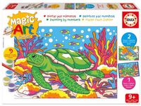 Educa Magic Art Number Zeedieren Groen