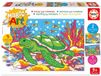 Educa Magic Art Number Zeedieren Groen