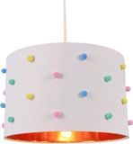 Merkloos Relaxdays Hanglamp Kinderkamer - 35 cm - Wit