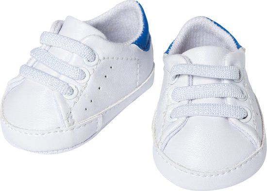 Heless Poppenschoenen Junior 30-34 Cm Wit/blauw | Babypop Schoenen