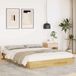 Maison Exclusive - Cadre de lit sans matelas 150x200 cm bois massif de chêne