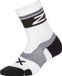 2xu Vectr Cushion Crew Chaussettes de compression Nylon Blanc/noir Taille L