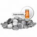 Capsules de bière 26 mm - désoxygénant - argent - 100 pcs