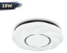 Plafonnier LED - 18 W, set de 2 - 6500 K (blanc froid) - Non dimmable - Acrylique et fer - 220 V - Lampe encastrée (semi-encastrée)