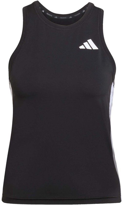 Adidas Train Essentials 3-Stripes Workout Tanktop Dames Zwart XS