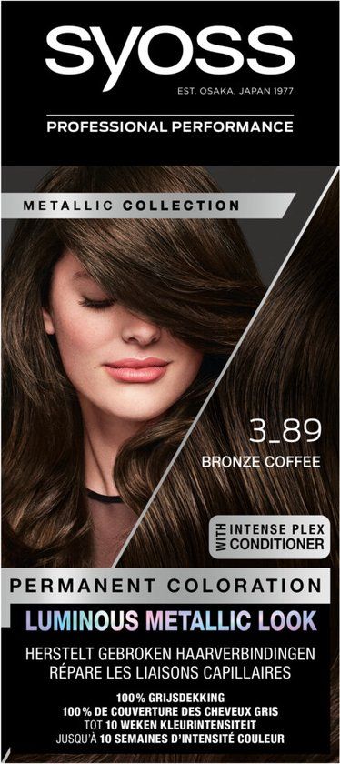 Syoss 1+1 Gratis: Syoss Color Metallics 3-89 Bronze Coffee Haarkleuring