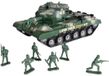 Jouets de soldat militaire de jeu de réservoir de bataille de friction sans marque - Vert