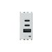 4box - Vimar® Plana™ compatibele 20 W CCA USB-voeding