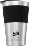 Esbit Sculptor Thermosbeker - 550ml - Mat Zilver - Drinkdeksel - RVS