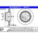 ATE Lot De 2 Disques De Frein 24.0120-0171.1 Opel 5 69 100 9195052