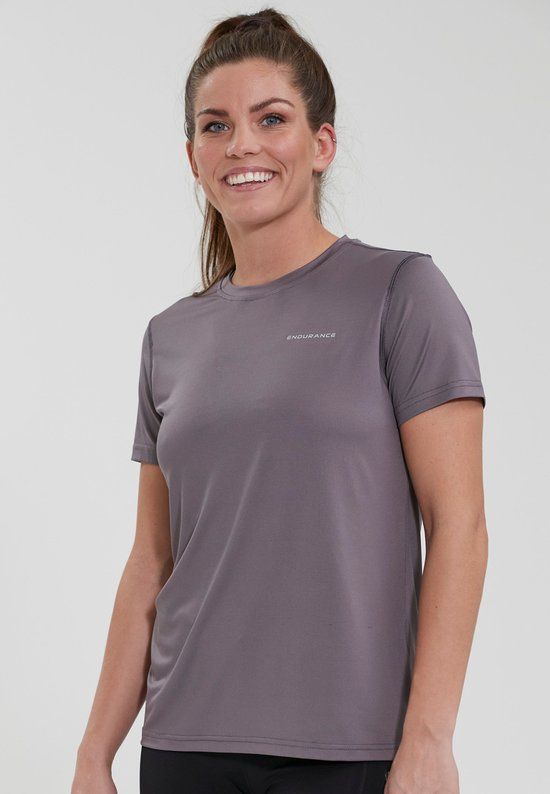 ENDURANCE Trainingsshirt - Dames - Maat 34 - Grijs