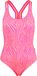 BECO zebra vibes badpak - B-cup - roze/oranje - maat 38
