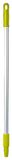 Maya Professional Tools 80203-4 aluminium steel voor inklapbare veegschep, FBK/levensmiddelhygiëne, 800 mm x 25 mm, geel
