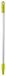 Maya Professional Tools 80203-4 aluminium steel voor inklapbare veegschep, FBK/levensmiddelhygiëne, 800 mm x 25 mm, geel