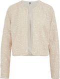WE Fashion Dames jersey vest met pailletten