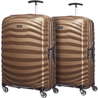 Samsonite Lite-Shock Spinner 69cm Duo Pack Sand