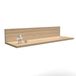Mama Store Wandrek 70 cm L-vormig eiken naturel, 70 cm x 22 cm x 13 cm