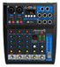 Audibax MG04 USB - Sound-mengpaneel - 4-kanaals audio-mixer - USB-interface speler en recorder - Bluetooth- en MP3-verbinding - DSP multi-effect DSP - Voeding 48 V Phantom Power