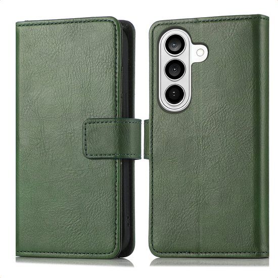 imoshion Hoesje - Geschikt voor Samsung Galaxy S26 - Luxe Bookcase - Groen