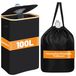 Solidchoice - 100L Poubelle de collecte des déchets avec couvercle