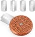 Couteau de cuisine - Lame 4,6 cm - Bois - Antidérapant - Inox - Poignée ergonomique - Compact