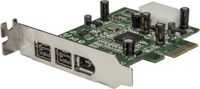 StarTech.com 3-poort 2b 1a Low Profile 1394 PCI Express FireWire Adapterkaart